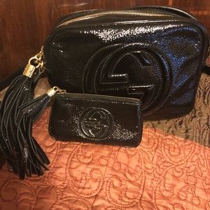 Authentic Patent Leather Gucci Soho